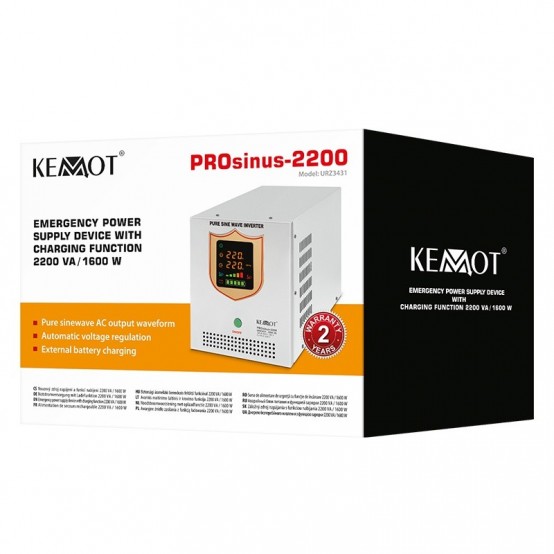 UPS Kemot centrale, sinus pur 2200VA/1600W 12V URZ3431