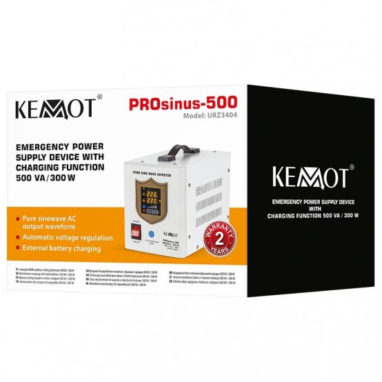 UPS Kemot centrale termice, sinus pur 500VA/300W 12V URZ3404