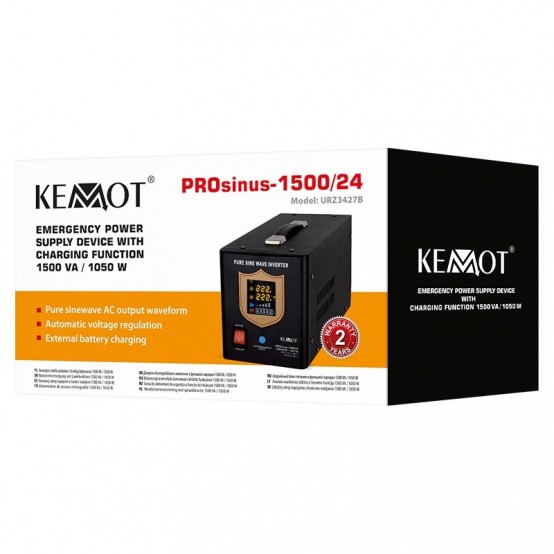 UPS Kemot centrale termice, sinus pur 1500VA/1050W 24V URZ3427B