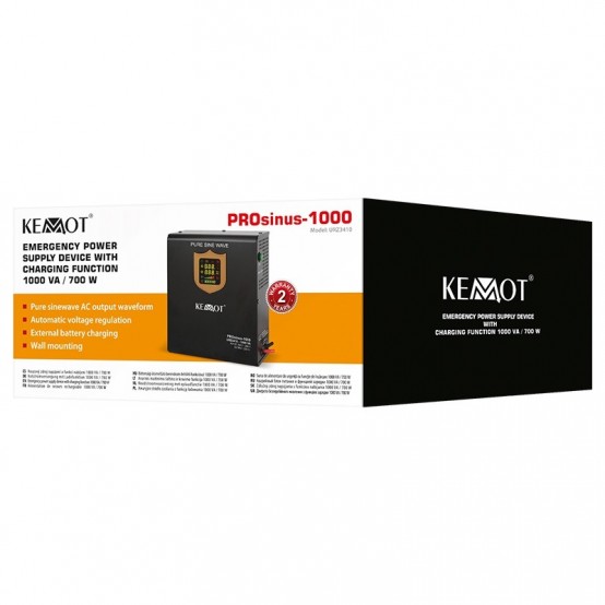 UPS Kemot centrale termice, sinus pur 1000VA/700W 12V URZ3410