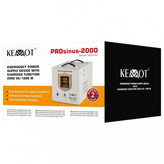 UPS Kemot centrale termice, sinus pur 2000VA/1200W 12V URZ3407