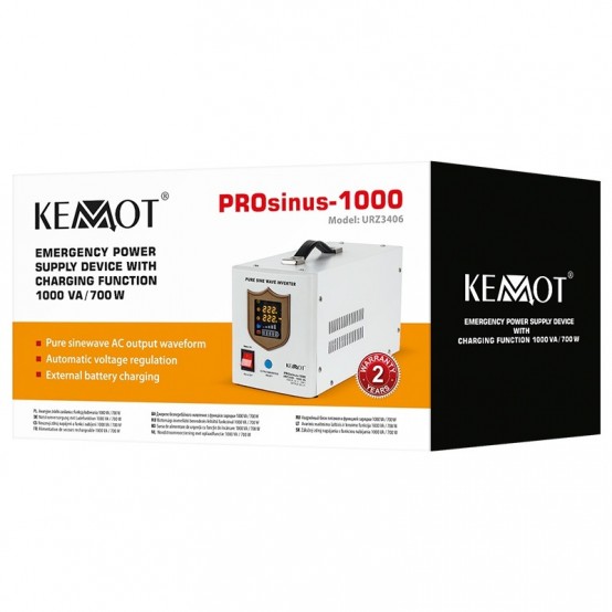 UPS Kemot centrale termice, sinus pur 1000VA/700W 12V URZ3406