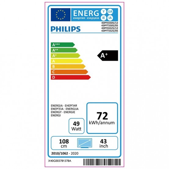 Televizor Philips  43PFS5525/12