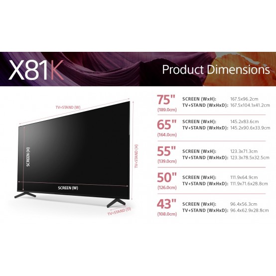Televizor Sony  KD75X81KAEP