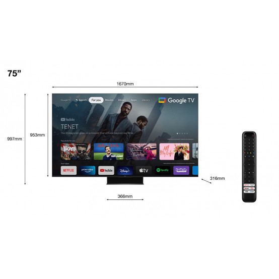 Televizor TCL  75C845