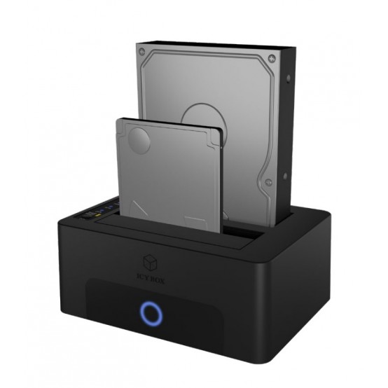 Docking Station RaidSonic ICY BOX CloneStation for 2x HDD/SSD with USB 3.0 Type-A connection IB-1232CL-U3