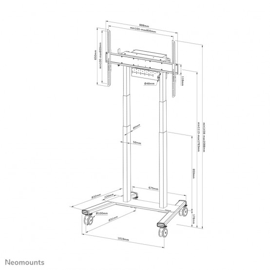 Suport Neomounts  FL55-875WH1