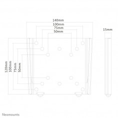 Suport Neomounts  FPMA-W25BLACK 2