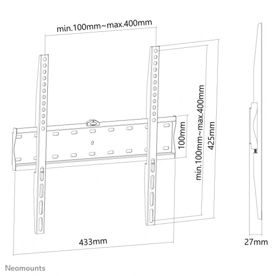 Suport Neomounts  FPMA-W300BLACK