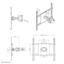 Suport Neomounts  FPMA-WP440BLACK