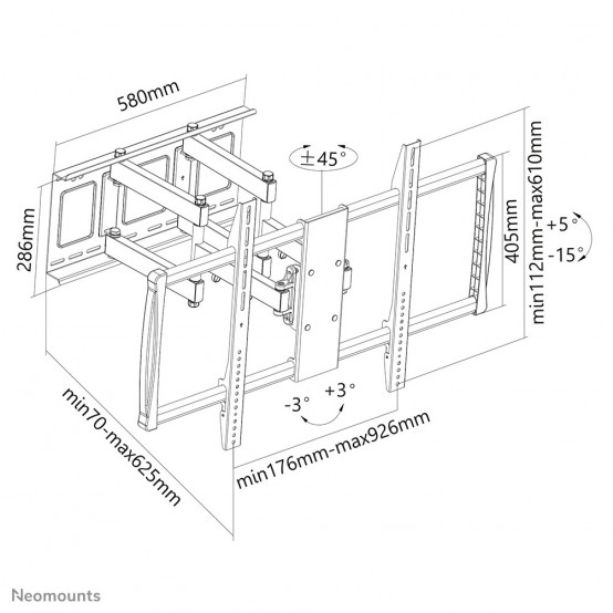 Suport Neomounts  LFD-W8000