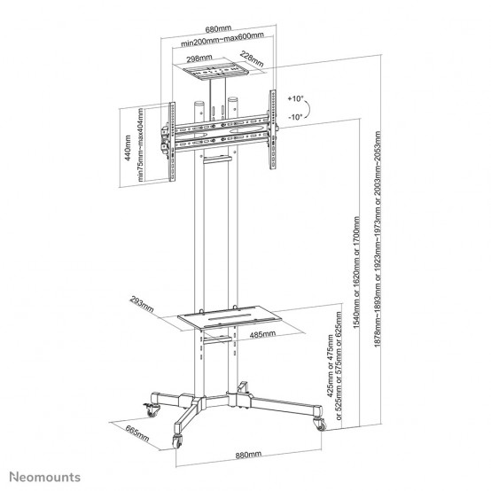 Suport Neomounts  PLASMA-M1700E