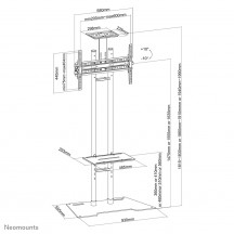 Suport Neomounts  PLASMA-M1700ES