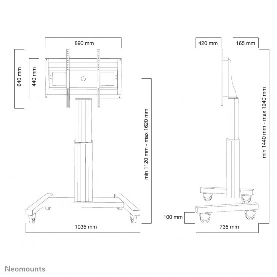 Suport Neomounts  PLASMA-M2500BLACK