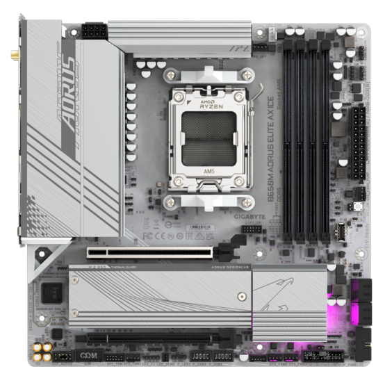 Placa de baza GigaByte  B650M A ELITE AX ICE