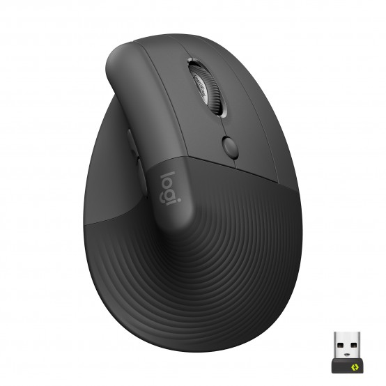 Mouse Logitech Lift Vertical Ergonomic Mouse Graphite 910-006473