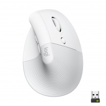Mouse Logitech Lift Vertical Ergonomic Mouse Off-White / Pale Grey 910-006475