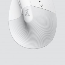 Mouse Logitech Lift Vertical Ergonomic Mouse Off-White / Pale Grey 910-006496