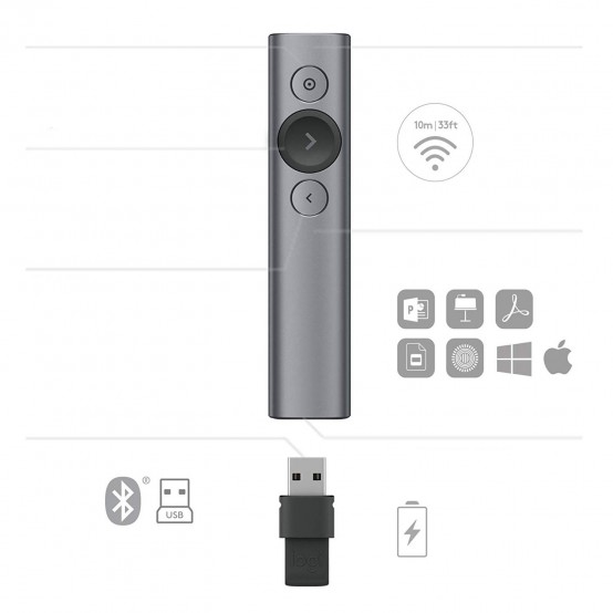 Presenter Logitech Spotlight Advanced Wireless Presentation Remote 910-004861