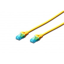 Cablu Digitus Premium Cat.5e UTP 0.5m DK-1512-005/Y