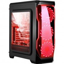 Carcasa Segotep Halo Black SG-H1B-RLED