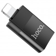 Adaptor Hoco OTG Adapter - Lightning to USB-A, Plug & Play - Black UA17