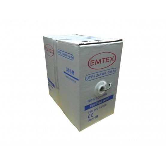 Cablu Emtex  EMT-UTP5E24AWG