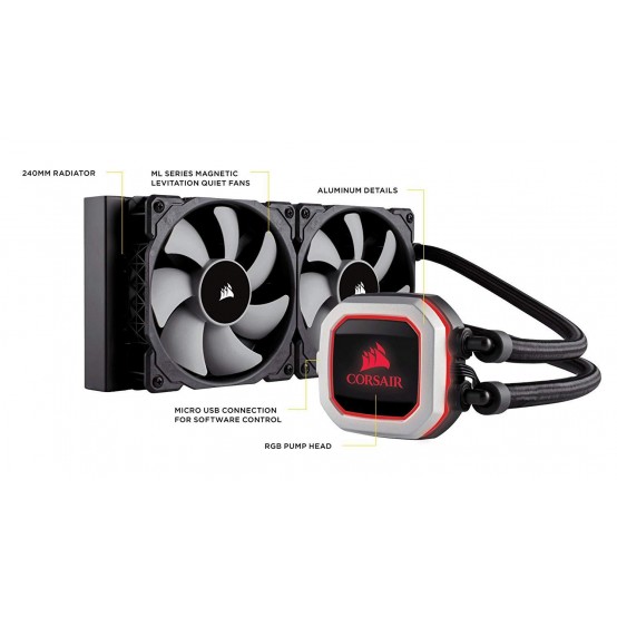 Cooler Corsair Hydro Series H100i PRO RGB CW-9060033-WW