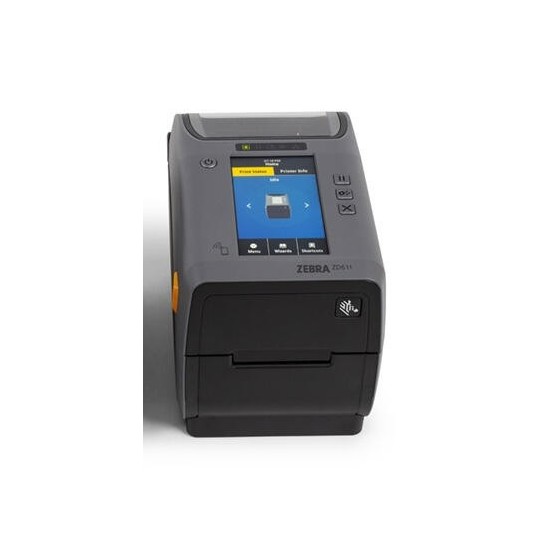 Imprimanta Zebra Thermal Transfer Printer (74M) ZD611, Color Touch LCD ZD6A122-T1EE00EZ