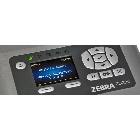 Imprimanta Zebra TT Printer ZD620, LCD ZD62143-T0EL02EZ