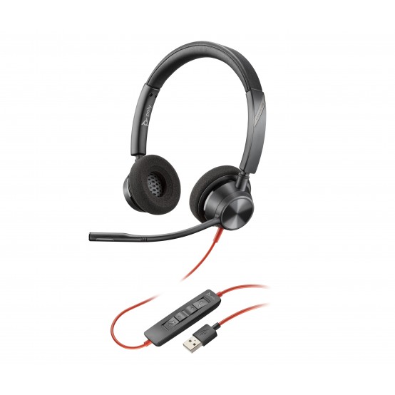 Casca HP Poly Blackwire 3320 USB-A Headset 76J16AA