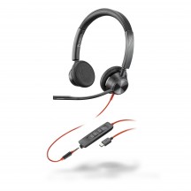 Casca HP Poly Blackwire 3325 Microsoft Teams Certified USB-C Headset 76J23AA