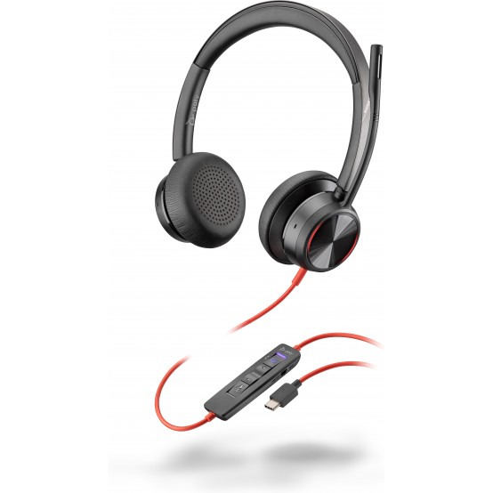Casca HP Poly Blackwire 8225 Microsoft Teams Certified USB-C Headset 772K5AA