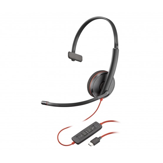 Casca HP Poly Blackwire C3210 USB-C Black (Bulk) 77R26A6