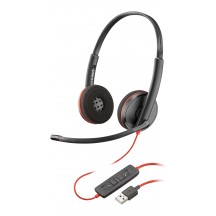 Casca HP Poly Blackwire C3220 USB-A Black Headset (Bulk) 77R32A6