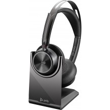 Casca HP Poly Voyager Focus 2-M Microsoft Teams Certified with charge stand Headset 77Y90AA