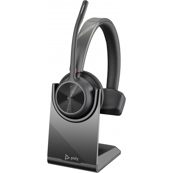 Casca HP Poly Voyager 4310 Microsoft Teams Certified Headset +BT700 dongle +Charging Stand 77Y93AA