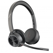 Casca HP Poly Voyager 4320 Microsoft Teams Certified Headset +BT700 dongle +Charging Stand 77Z00AA