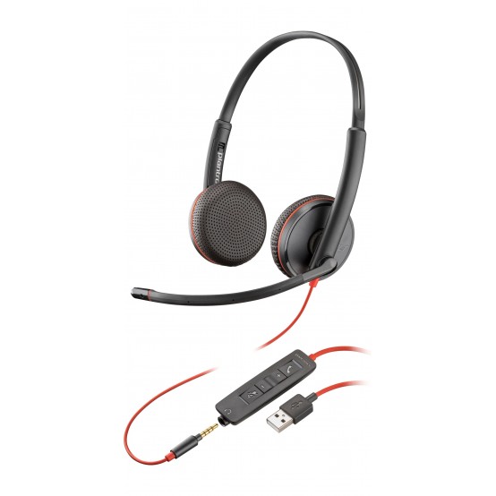 Casca HP Poly Blackwire C3225 Top 7S4M7AA