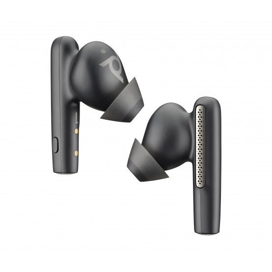 Casca HP Poly Voyager Free 60+ UC Carbon Black Earbuds +BT700 USB-C Adapter +Touchscreen Charge Case 7Y8G4AA