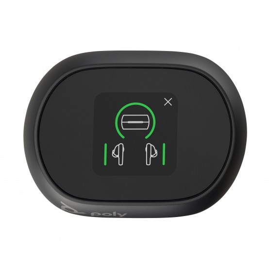 Casca HP Poly Voyager Free 60+ UC Carbon Black Earbuds +BT700 USB-C Adapter +Touchscreen Charge Case 7Y8G4AA