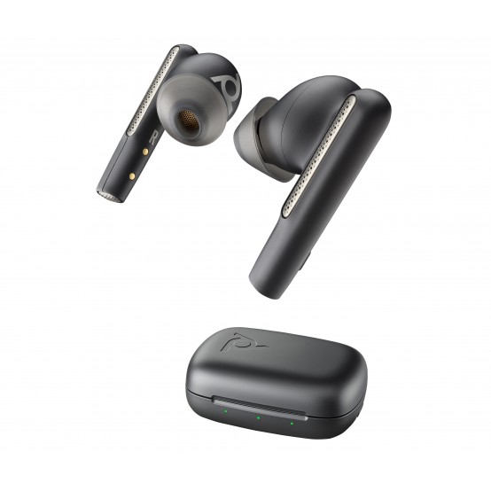 Casca HP Poly Voyager Free 60 UC Carbon Black Earbuds +BT700 USB-C Adapter +Basic Charge Case 7Y8H4AA