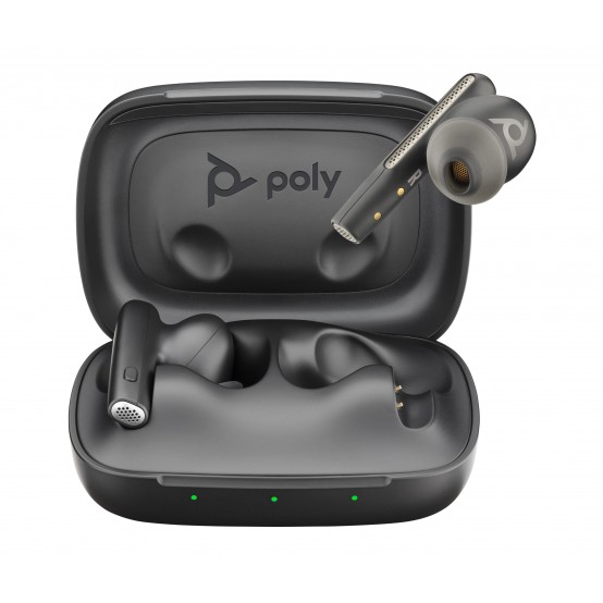 Casca HP Poly Voyager Free 60 UC Carbon Black Earbuds +BT700 USB-C Adapter +Basic Charge Case 7Y8H4AA