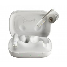 Casca HP Poly Voyager Free 60 UC M White Sand Earbuds +BT700 USB-A Adapter +Basic Charge Case 7Y8L5AA