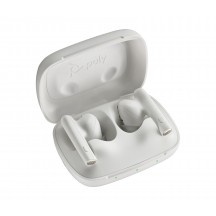Casca HP Poly Voyager Free 60 UC M White Sand Earbuds +BT700 USB-C Adapter +Basic Charge Case 7Y8L6AA