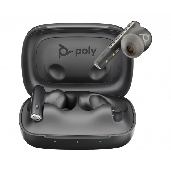 Casca HP Poly Voyager Free 60 UC M Carbon Black Earbuds +BT700 USB-C Adapter +Basic Charge Case 7Y8L8AA