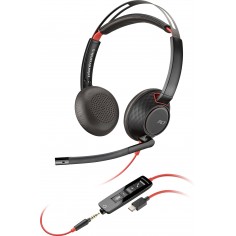 Casca HP Poly Blackwire C5220 USB-C Headset +Inline Cable (Bulk) 805H3A6