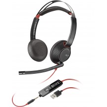 Casca HP Poly Blackwire 5220 Stereo USB-A Headset (Bulk) 80R97A6