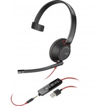 Casca HP Poly Blackwire 5210 Monaural USB-A Headset (Bulk) 80R98A6