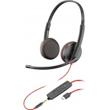 Casca HP Poly Blackwire C3225 Stereo USB-C Headset 80S04AA